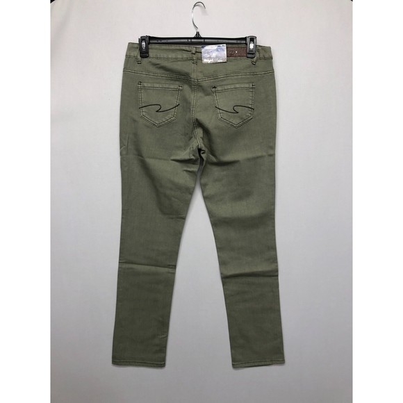 NWT Royal Blue Women Sofia Jeans Size 15 X 32 Olive Green Denim B209 -28 - Picture 15 of 16